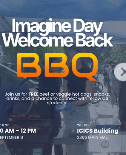 Welcome back BBQ (UBC CS Student Society)