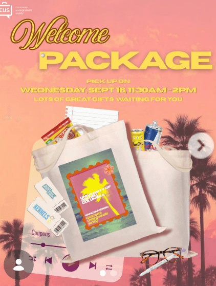 Welcome Package Pickup