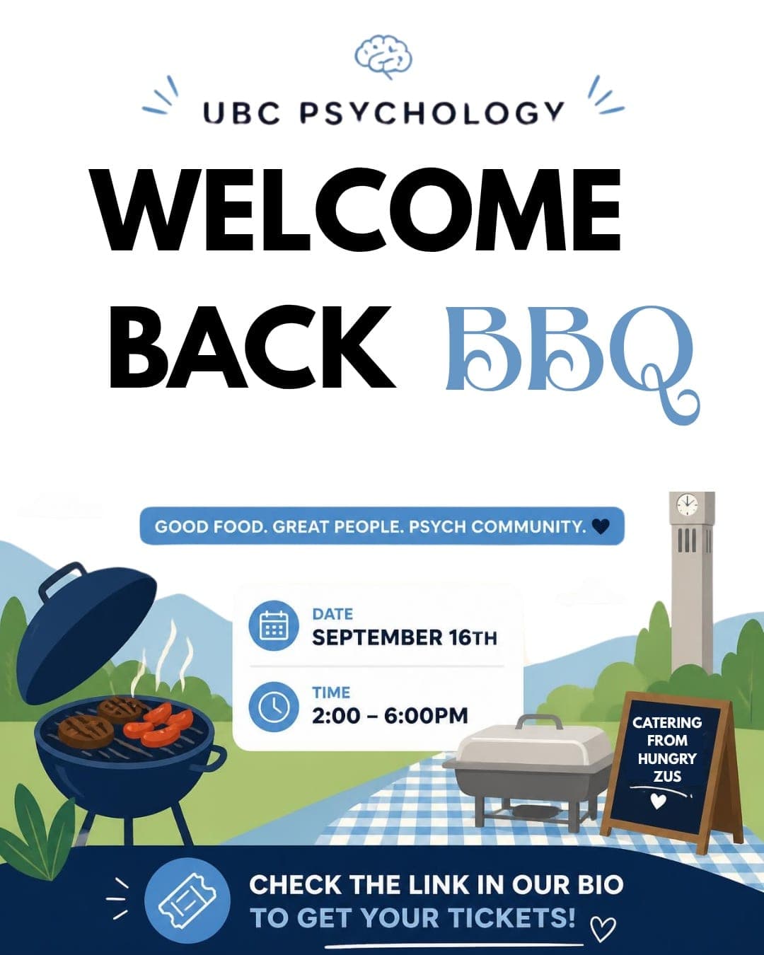 UBC Psychology Welcome Back BBQ