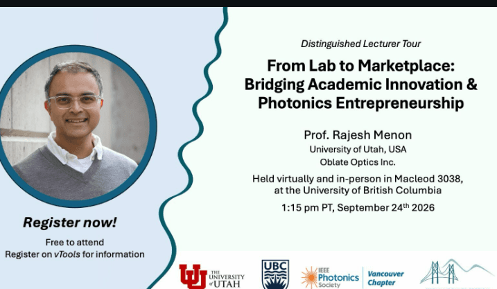 From Lab to Marketplace: Bridging Academic Innovation & Photonics Entrepreneurship