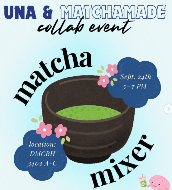 UNA & Matcha Made Collab Event