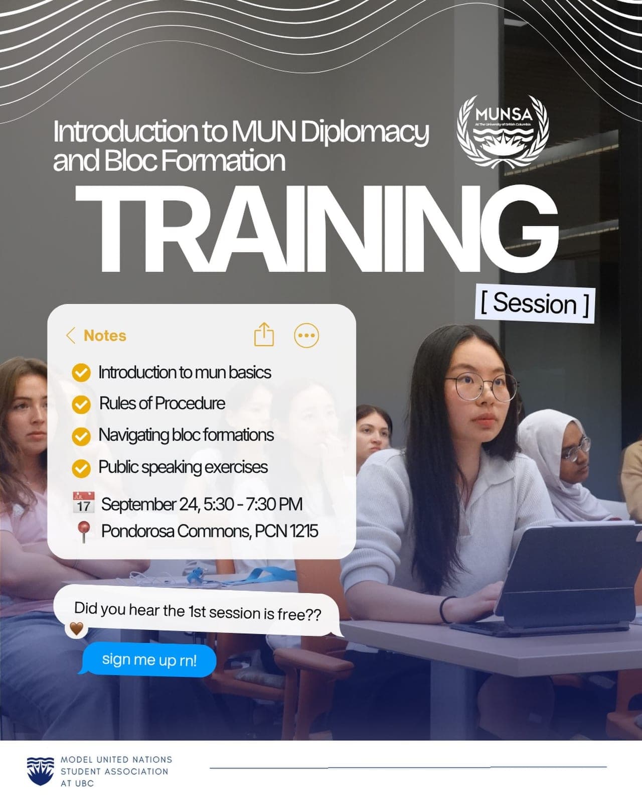 Introduction to MUN Diplomacy and Bloc Formation Training