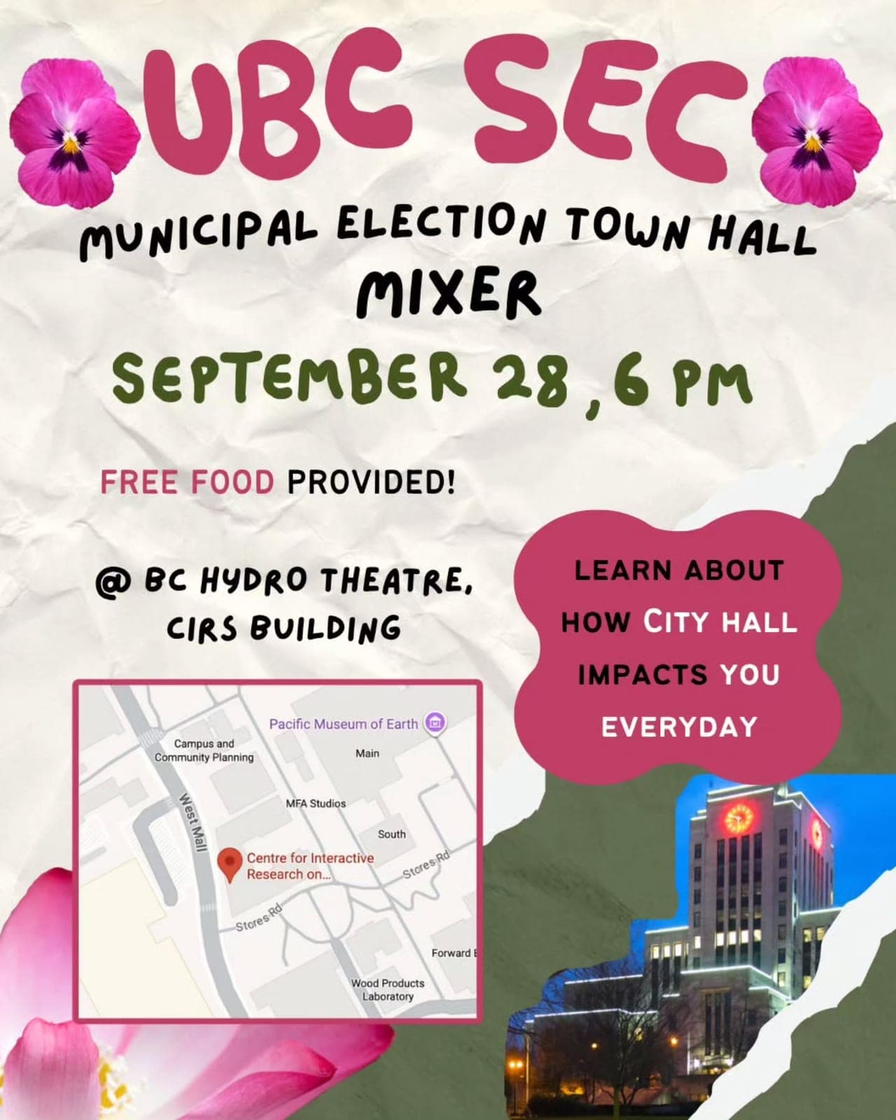 Municipal Election Town Hall Mixer