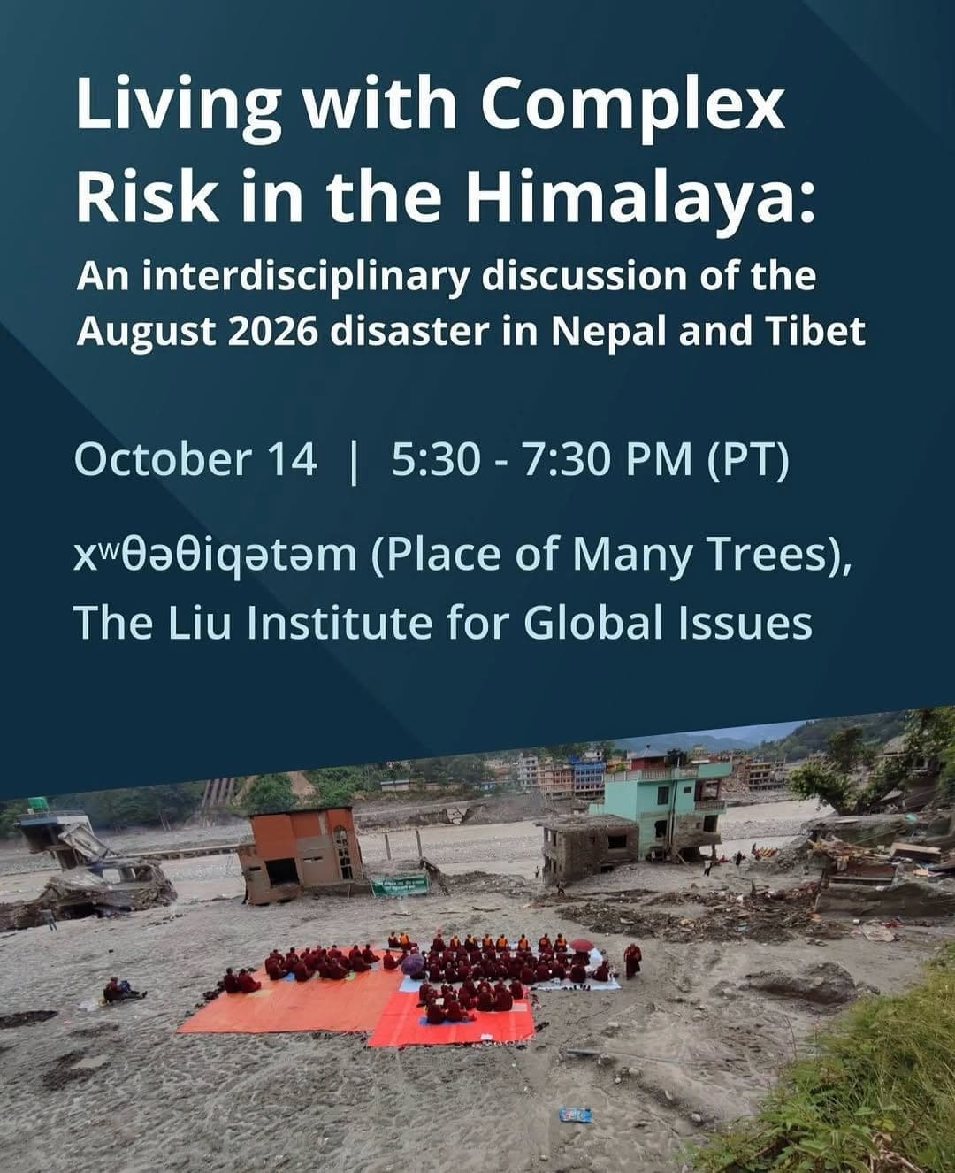 Living with Complex Risk in the Himalaya: An interdisciplinary discussion of the August 2026 disaster in Nepal and Tibet