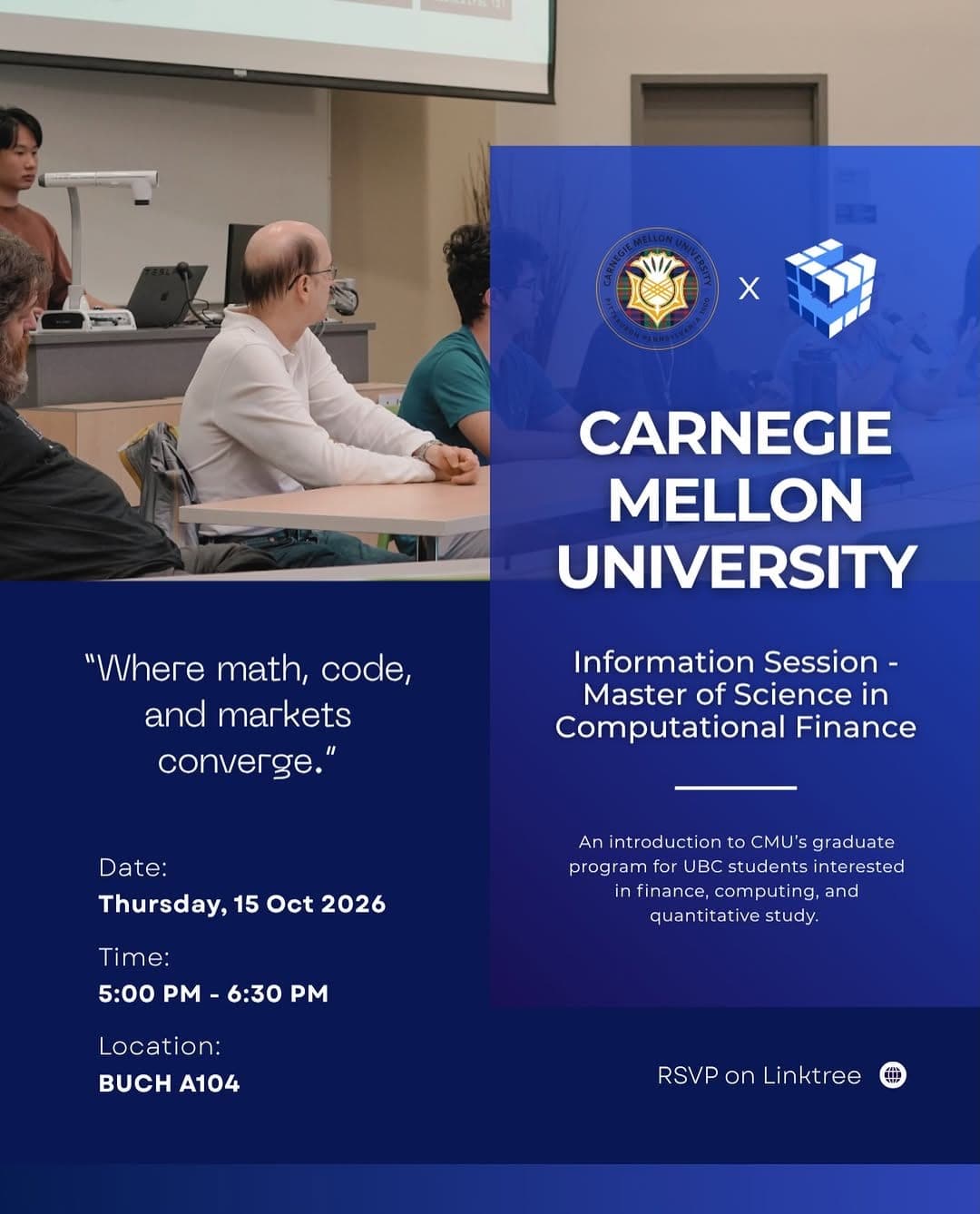 Carnegie Mellon University Information Session - Master of Science in Computational Finance