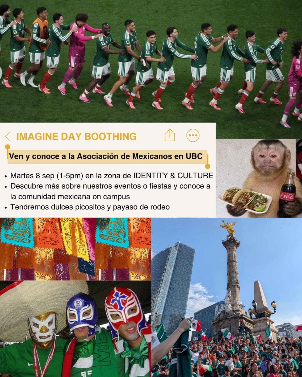 Mexican Student Association at UBC - Imagine Day Booth