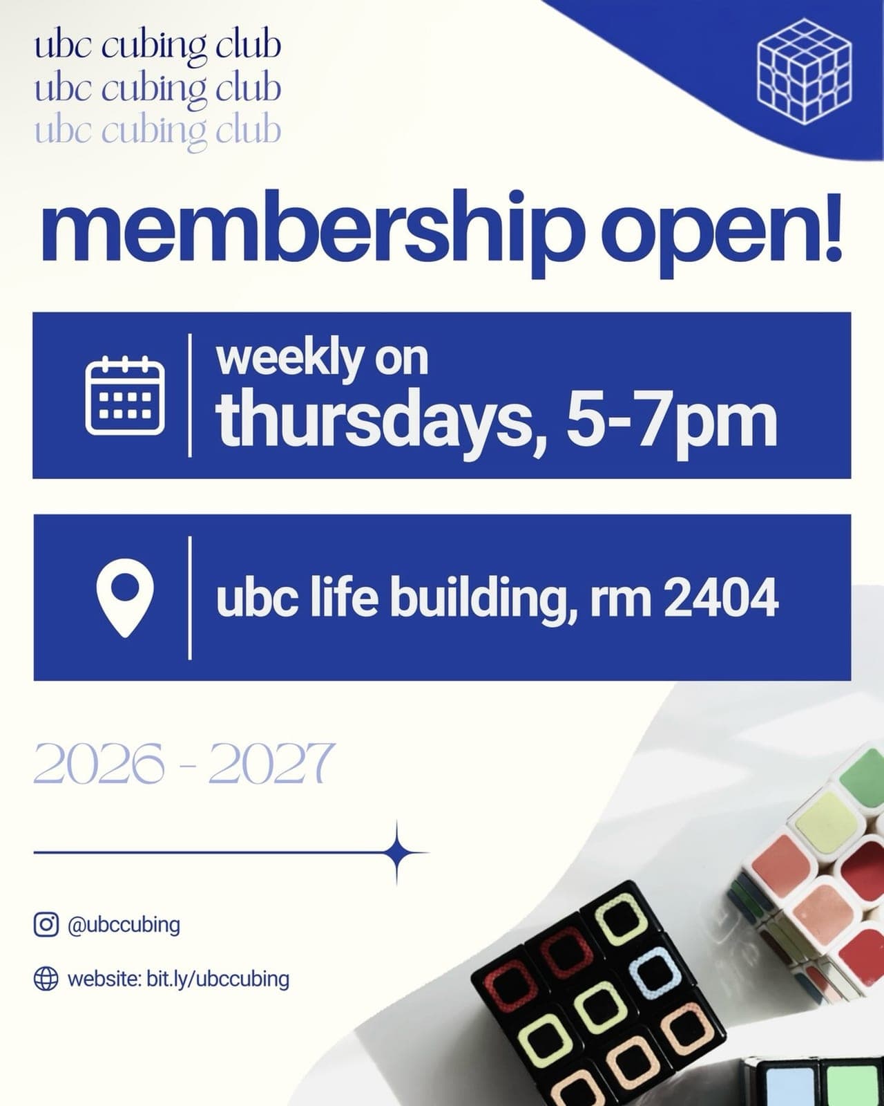 UBC Cubing Club Weekly Meetup