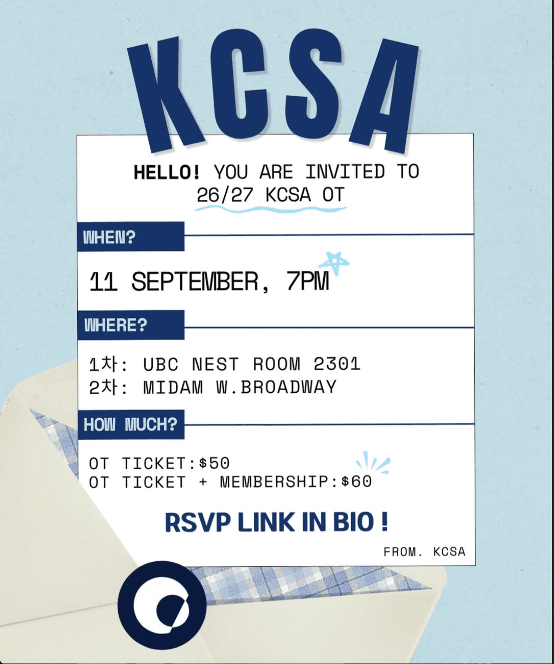 26/27 KCSA Orientation (OT)